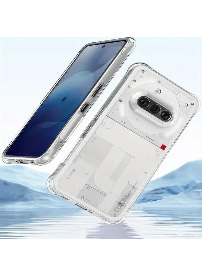 Transparent Soft TPU Protective Case For Nothing Phone 2a Plus With Reinforced Corners - Image 4